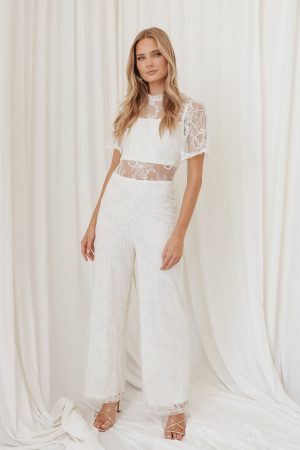 Zina Jumpsuit – Ivory
