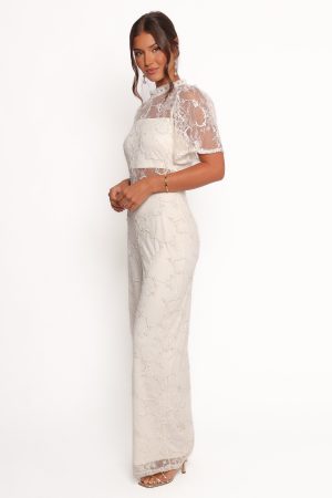 Zina Jumpsuit – Ivory