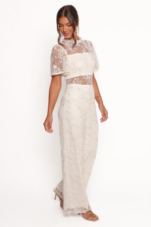 Zina Jumpsuit – Ivory