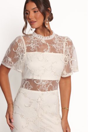 Zina Jumpsuit – Ivory