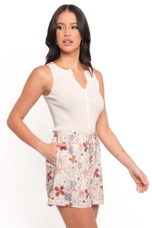 Zinnia Mini Skirt – Mirabelle Print
