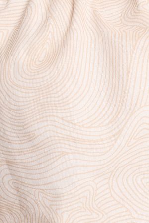 Tuliya High Waist Shorts – Tan Swirl