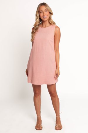 Zoe Mini Dress – Blush