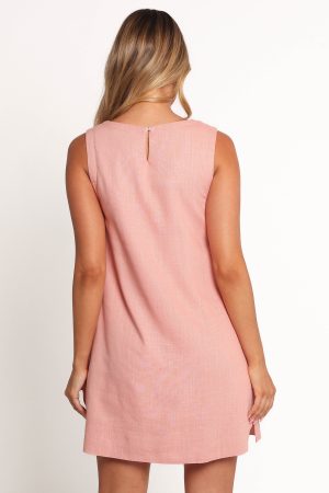 Zoe Mini Dress – Blush