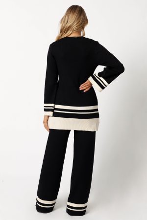 Lowell Pants – Black Off White