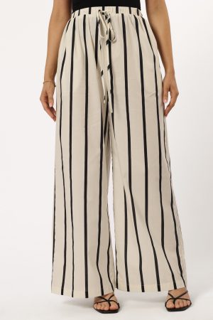 Silvia Pant – Cream Stripe