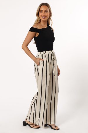 Silvia Pant – Cream Stripe