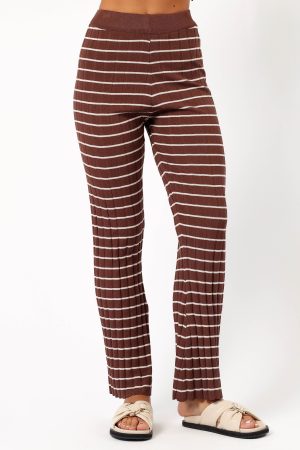 Saralynn Knitted Set – Brown Beige