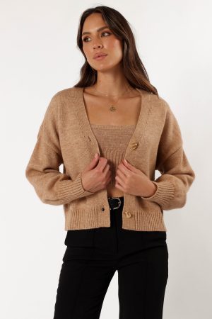 Isabel Sweater Top – Beige