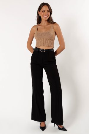 Isabel Sweater Top – Beige