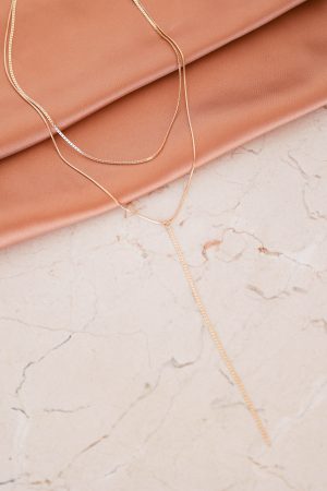Addison Layered Necklace – Gold
