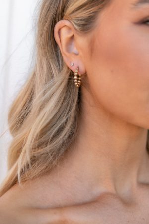 Chloe Hoop Earrings – Gold