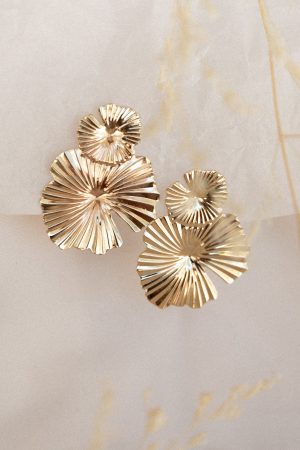 Delia Earrings – Gold