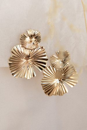 Delia Earrings – Gold