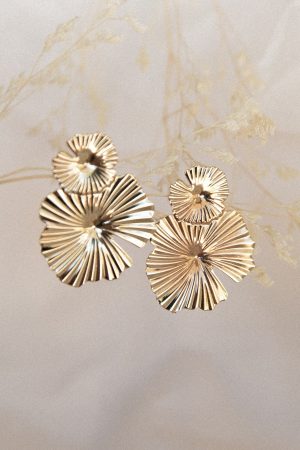 Delia Earrings – Gold