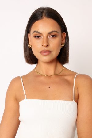 Knox Earrings – Gold