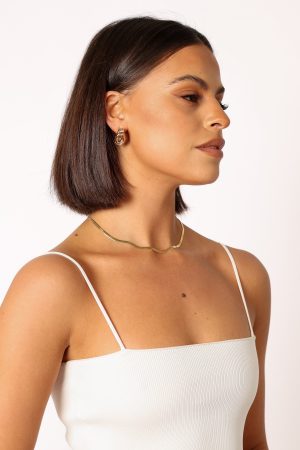 Knox Earrings – Gold