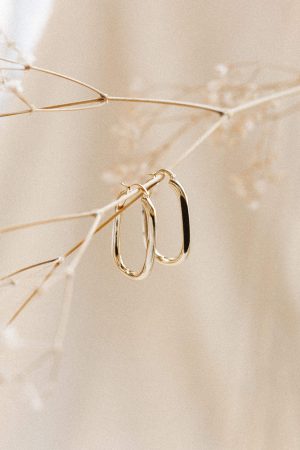 Mae Earrings – Gold