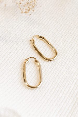 Mae Earrings – Gold