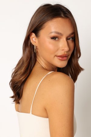 Teagan Double Hoop Earrings – Gold