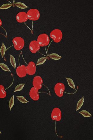 Annia Midi Skirt – Cherry