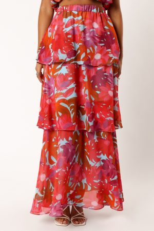 Blaise Frill Skirt – Pink Azalea