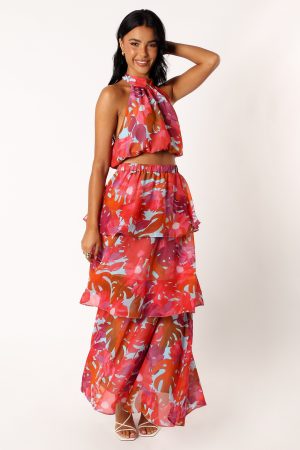 Blaise Frill Skirt – Pink Azalea