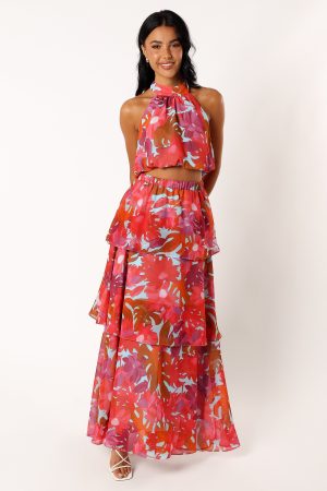 Blaise Frill Skirt – Pink Azalea