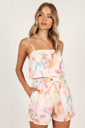 Carey High Waisted Shorts – Multi