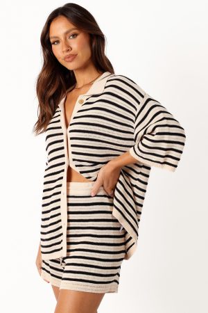 Cherie Knit Short – Sand Black