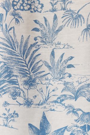 Faye Shorts – White Blue