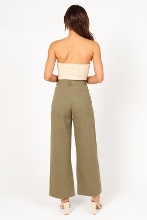 Lawrence Pant – Olive Green