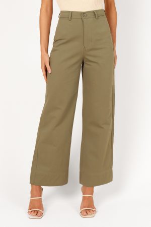 Lawrence Pant – Olive Green