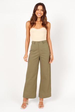 Lawrence Pant – Olive Green