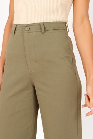 Lawrence Pant – Olive Green