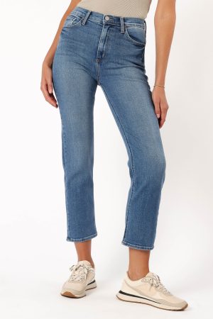 Lea High Rise Classic Straight Jean – Medium Denim
