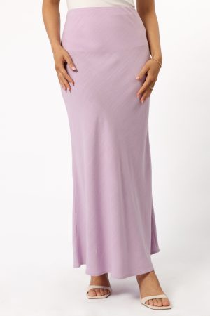 Nelle Midi Skirt – Lilac