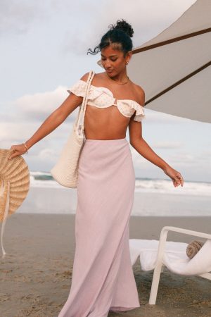 Nelle Midi Skirt – Lilac