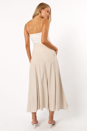 Odetta Maxi Skirt – Oatmeal