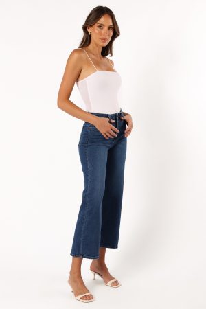 Otto Wide Leg Jean – Dark Denim