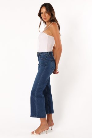 Otto Wide Leg Jean – Dark Denim