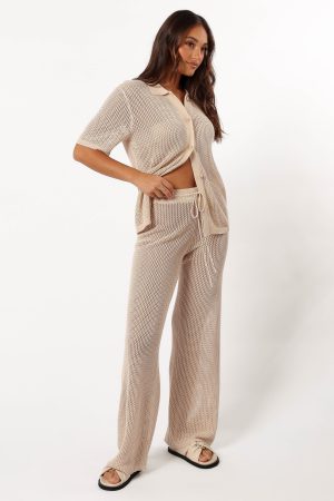 Smith Knit Pant – Sand