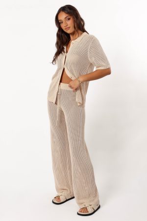 Smith Knit Pant – Sand