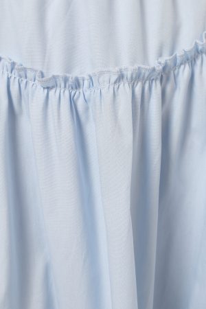 Somerset Midi Skirt – Sky