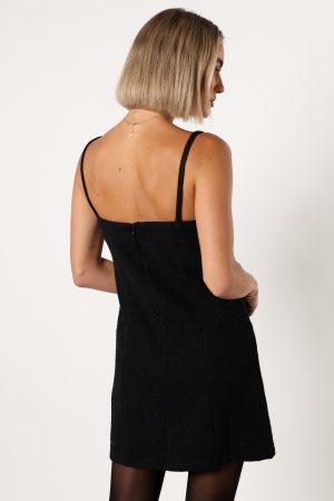 Adley Mini Dress – Black