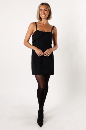 Adley Mini Dress – Black