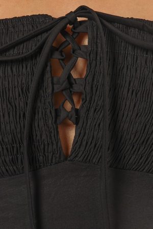 Alena Midi Dress – Black