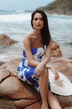 Angel Dress – Blue Swirl