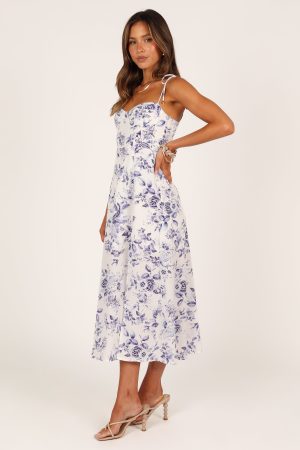 Azelia Dress – Blue Floral