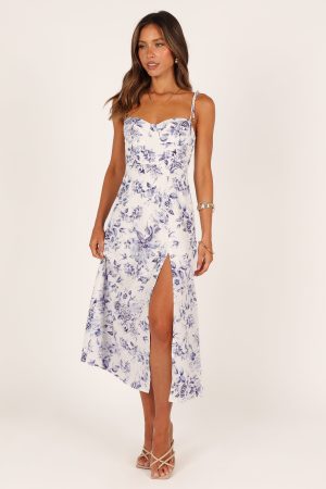 Azelia Dress – Blue Floral